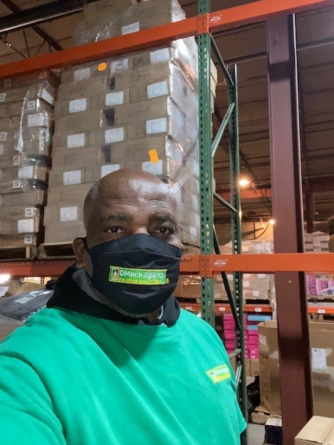 Selfie at our warehouse